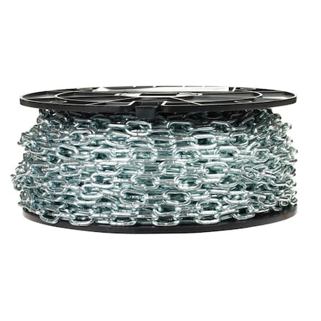 Tool No.4 Metal Decorative Chain, Zinc Plated - 0.12 in. Dia. x 0.58 in. TO1490037